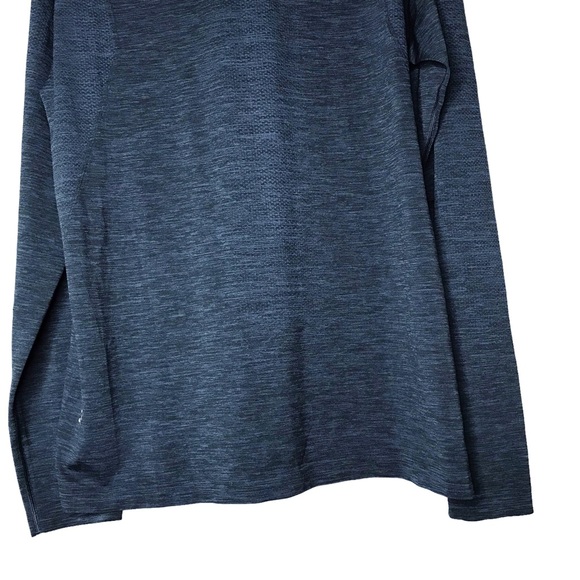 Lululemon x Peloton Metal Vent Tech Tee Long Sleeve Heathered Blue T-Shirt XL - Picture 8 of 10